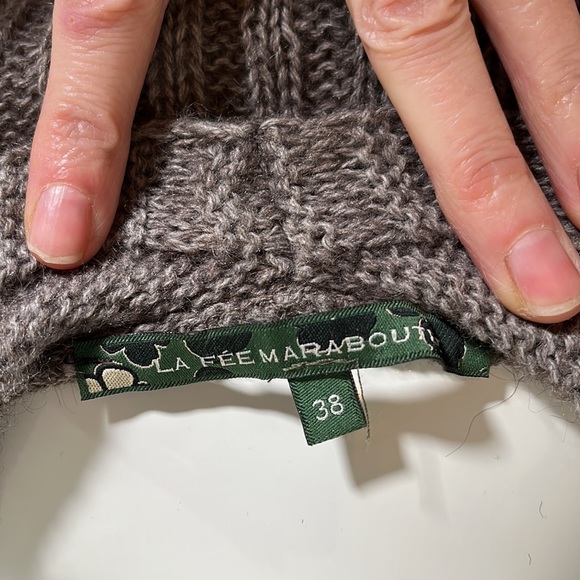[38-S] La Fée Maraboutée Mohair Blend Top Made in Italy - Picture 4 of 9